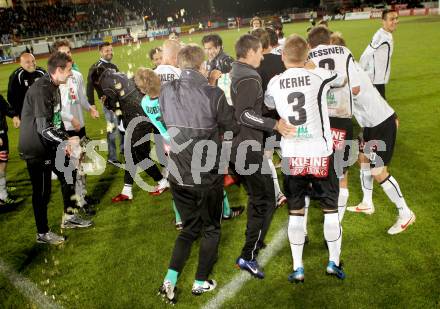 Fussball. Erste Liga.  WAC/St. Andrae gegen LASK Linz. Meisterfeier.  Wolfsberg, 18.5.2012. 
Foto: Kuess

---
pressefotos, pressefotografie, kuess, qs, qspictures, sport, bild, bilder, bilddatenbank