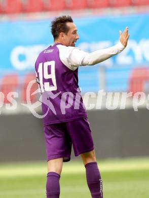 Fussball Regionalliga. SK Austria Klagenfurt gegen Allerheiligen. Torjubel Matthias Dollinger (Austria Klagenfurt).  Klagenfurt, 24.5.2012
Foto: Kuess

---
pressefotos, pressefotografie, kuess, qs, qspictures, sport, bild, bilder, bilddatenbank