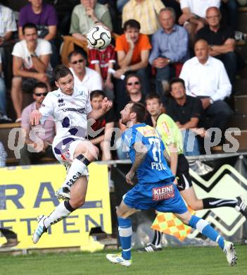 Fussball Regionalliga. SAK gegen VSV. Patrick Lauseger (SAK), Rok Pavlicic (VSV). Klagenfurt, am 25.5.2012.
Foto: Kuess
---
pressefotos, pressefotografie, kuess, qs, qspictures, sport, bild, bilder, bilddatenbank
