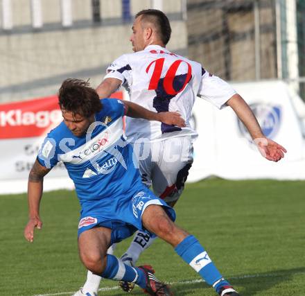 Fussball Regionalliga. SAK gegen VSV.  Goran Jolic (SAK), ichael Kirisits (VSV). Klagenfurt, am 25.5.2012.
Foto: Kuess
---
pressefotos, pressefotografie, kuess, qs, qspictures, sport, bild, bilder, bilddatenbank