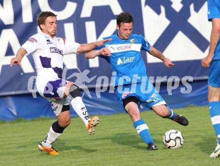 Fussball Regionalliga. SAK gegen VSV. Grega Triplat (SAK), Patrick Striednig (VSV). Klagenfurt, am 25.5.2012.
Foto: Kuess
---
pressefotos, pressefotografie, kuess, qs, qspictures, sport, bild, bilder, bilddatenbank