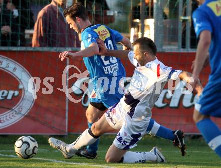 Fussball Regionalliga. SAK gegen VSV. Goran Jolic, (SAK), Patrick Striednig (VSV). Klagenfurt, am 25.5.2012.
Foto: Kuess
---
pressefotos, pressefotografie, kuess, qs, qspictures, sport, bild, bilder, bilddatenbank