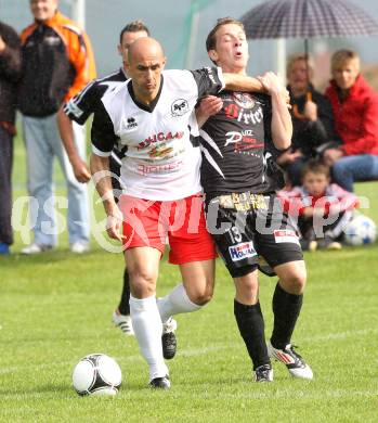 Fussball KFV Cup. SV Kraig gegen SV Spittal/Drau. Christian salbrechter (Kraig), Senad Tiganj (Spittal). Kraig, am 28.5.2012.
Foto: Kuess
---
pressefotos, pressefotografie, kuess, qs, qspictures, sport, bild, bilder, bilddatenbank