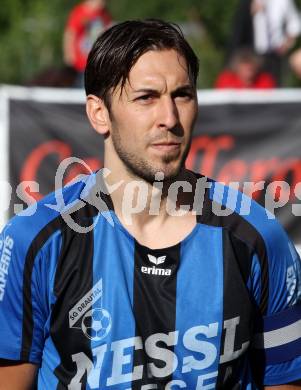 Fussball Kaerntner Liga. Spittal/Drau gegem Drautal. Daniel Trupp  (Drautal).  Spittal 8.6.2012
Foto: Kuess

---
pressefotos, pressefotografie, kuess, qs, qspictures, sport, bild, bilder, bilddatenbank