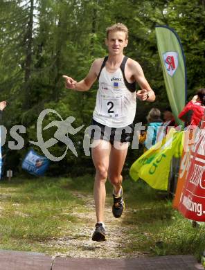 Berglauf oesterreichische Meisterschaft. Schwarzgupflauf. Markus Hohenwarter (AUT). St. Margarethen im Rosental, am 10.6.2012.
Foto: Kuess 
---
pressefotos, pressefotografie, kuess, qs, qspictures, sport, bild, bilder, bilddatenbank