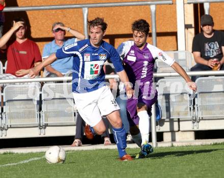 Fussball. Freundschaftsspiel. WAC/St. Andrae gegen SK Austria Klagenfurt. Chrhistoph Cemernjak (WAC), Darko Vasic  (Klagenfurt). Klagenfurt, 16.6.2012.
Foto: Kuess

---
pressefotos, pressefotografie, kuess, qs, qspictures, sport, bild, bilder, bilddatenbank