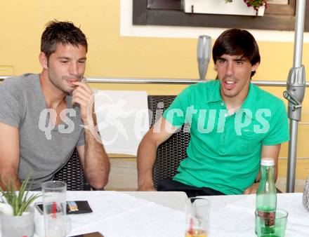 Fussball. Bundesliga. WAC/St. Andrae.  Ruben Rivera Carrol, David de Paula. Klagenfurt, 19.6.2012.
Foto: Kuess
---
pressefotos, pressefotografie, kuess, qs, qspictures, sport, bild, bilder, bilddatenbank