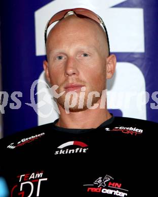 Ironman Austria 2012. Pressekonferenz.  Mario Fink. Klagenfurt, 29.6.2012.
Foto: Kuess
---
pressefotos, pressefotografie, kuess, qs, qspictures, sport, bild, bilder, bilddatenbank