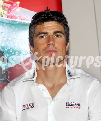 Ironman Austria 2012. Pressekonferenz. Michael GÃ¶hner. Klagenfurt, 29.6.2012.
Foto: Kuess
---
pressefotos, pressefotografie, kuess, qs, qspictures, sport, bild, bilder, bilddatenbank