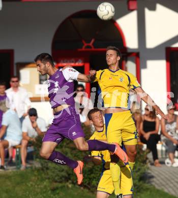 Fussball Testspiel. SK Austria Klagenfurt gegen Domzale. Rexhe Bytyci (Austria). Schiefling, am 8.7.2012.
Foto: Kuess
---
pressefotos, pressefotografie, kuess, qs, qspictures, sport, bild, bilder, bilddatenbank