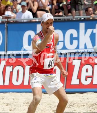Beachvolleyball Grand Slam. HUBER Alexander Xandi (AUT). Klagenfurt, 20.7.2012
Foto: Kuess

---
pressefotos, pressefotografie, kuess, qs, qspictures, sport, bild, bilder, bilddatenbank