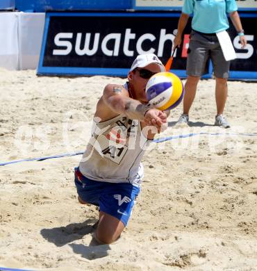 Beachvolleyball Grand Slam.  HORST Alexander, (AUT). Klagenfurt, 20.7.2012
Foto: Kuess

---
pressefotos, pressefotografie, kuess, qs, qspictures, sport, bild, bilder, bilddatenbank