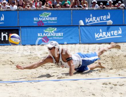 Beachvolleyball Grand Slam.  HORST Alexander, (AUT). Klagenfurt, 20.7.2012
Foto: Kuess

---
pressefotos, pressefotografie, kuess, qs, qspictures, sport, bild, bilder, bilddatenbank
