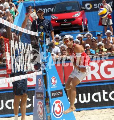 Beachvolleyball Grand Slam. SEIDL Robin Valentin,(AUT). Klagenfurt, 20.7.2012
Foto: Kuess

---
pressefotos, pressefotografie, kuess, qs, qspictures, sport, bild, bilder, bilddatenbank