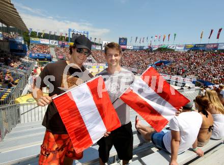 Beachvolleyball Grand Slam. Thomas Hundetpfund, Paul Schellander. Klagenfurt, 20.7.2012
Foto: Kuess

---
pressefotos, pressefotografie, kuess, qs, qspictures, sport, bild, bilder, bilddatenbank