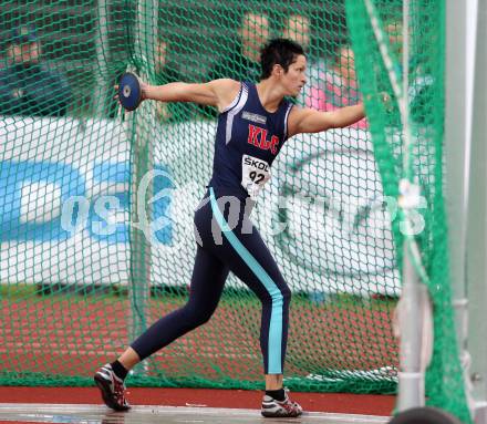 Leichtathletik. Oesterreichische Meisterschaften. Diskus. Veronika Watzek. KLagenfurt, am 21.7.2012.
Foto: Kuess
---
pressefotos, pressefotografie, kuess, qs, qspictures, sport, bild, bilder, bilddatenbank