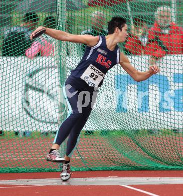 Leichtathletik. Oesterreichische Meisterschaften. Diskus. Veronika Watzek. KLagenfurt, am 21.7.2012.
Foto: Kuess
---
pressefotos, pressefotografie, kuess, qs, qspictures, sport, bild, bilder, bilddatenbank