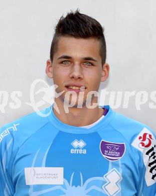 Fussball. Regionalliga. SK Austria Klagenfurt. Mannschaftsfototermin.   Portrait. Florian Heindl . Klagenfurt, 26.7.2012.
Foto: Kuess
---
pressefotos, pressefotografie, kuess, qs, qspictures, sport, bild, bilder, bilddatenbank