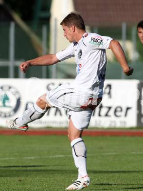 Fussball Freundschaftsspiel. Voelkermarkt gegen RZ Pellets WAC.  Christian Thonhofer (WAC). Voelkermarkt, am 31.7.2012.
Foto: Kuess

---
pressefotos, pressefotografie, kuess, qs, qspictures, sport, bild, bilder, bilddatenbank