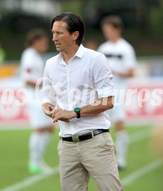 Fussball. Bundesliga. RZ Pellets WAC gegen FC Red Bull Salzburg. Trainer Roger Schmidt (Salzburg). Wolfsberg, 4.8.2012.
Foto: Kuess

---
pressefotos, pressefotografie, kuess, qs, qspictures, sport, bild, bilder, bilddatenbank