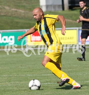 Fussball Kaerntner Liga. Koettmannsdorf gegen Drautal. Peric Luka (Drautal). Koettmannsdorf, am 12.8.2012.
Foto: Kuess

---
pressefotos, pressefotografie, kuess, qs, qspictures, sport, bild, bilder, bilddatenbank