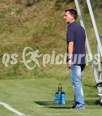 Fussball Kaerntner Liga. Koettmannsdorf gegen Drautal. Trainer Perz Rudolf  (Koettmannsdorf). Koettmannsdorf, am 12.8.2012.
Foto: Kuess

---
pressefotos, pressefotografie, kuess, qs, qspictures, sport, bild, bilder, bilddatenbank