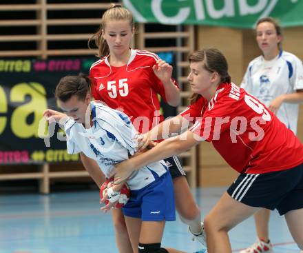 Handball. Kaernten Trophy. SC Ferlach Maedchen U14 gegen HC Tarpan.  Viktring, am 25.8.2012.
Foto: Kuess
---
pressefotos, pressefotografie, kuess, qs, qspictures, sport, bild, bilder, bilddatenbank