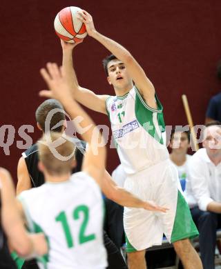 Basketball. OEBV Cup. KOS Klagenfurt Celovec gegen Guessing Knights. Toman Feinig (KOS). Klagenfurt, am 22.9.2012.
Foto: Kuess
---
pressefotos, pressefotografie, kuess, qs, qspictures, sport, bild, bilder, bilddatenbank