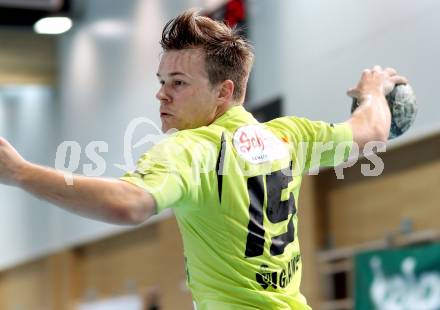 Handball Bundesliga. HC Kelag Kaernten gegn HC ece bulls Bruck. Florian Wulz (HCK). Viktring, am 29.9.2012.
Foto: Kuess
---
pressefotos, pressefotografie, kuess, qs, qspictures, sport, bild, bilder, bilddatenbank