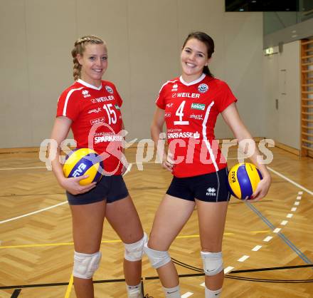 Volleyball. ATSC Wildcats. Whitney Evers, Kelly Williamson. Klagenfurt, 2.10.2012.
Foto: Kuess
---
pressefotos, pressefotografie, kuess, qs, qspictures, sport, bild, bilder, bilddatenbank