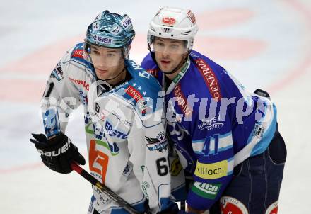 EBEL. Eishockey Bundesligal. EC VSV gegen EHC LIWEST Linz. Mario Altmann, (VSV), Patrick Spannring  (Linz). Villach, am 21.10.2012.
Foto: Kuess 


---
pressefotos, pressefotografie, kuess, qs, qspictures, sport, bild, bilder, bilddatenbank