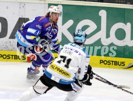 EBEL. Eishockey Bundesligal. EC VSV gegen EHC LIWEST Linz. Michael Grabner,  (VSV), Patrick Leahy (Linz). Villach, am 21.10.2012.
Foto: Kuess 


---
pressefotos, pressefotografie, kuess, qs, qspictures, sport, bild, bilder, bilddatenbank