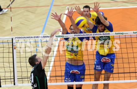 Volleyball. MEVZA. SK Aich/Dob gegen Kakanj. Rok Satler, Reiser Gerald (Aich/Dob). Bleiburg, 24.10.2012.
Foto: Kuess
---
pressefotos, pressefotografie, kuess, qs, qspictures, sport, bild, bilder, bilddatenbank