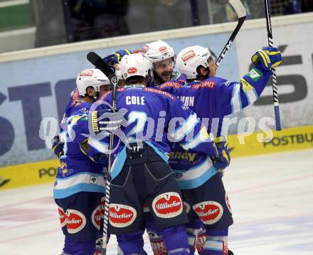 EBEL. Eishockey Bundesliga. EC VSV gegen KAC. Torjubel VSV. Villach, am 26.10.2012.
Foto: Kuess 


---
pressefotos, pressefotografie, kuess, qs, qspictures, sport, bild, bilder, bilddatenbank