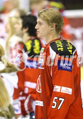EBEL. Eishockey Bundesliga. EC KAC gegen EC Red Bull Salzburg.  Tyler Myers,  (KAC). Klagenfurt, am 28.10.2012.
Foto: Kuess 


---
pressefotos, pressefotografie, kuess, qs, qspictures, sport, bild, bilder, bilddatenbank