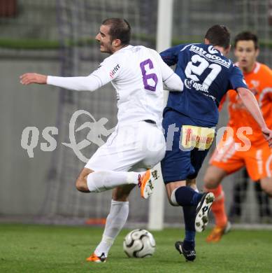 Fussball Regionalliga. SK Austria Klagenfurt gegen Kalsdorf. Rexhe Bytyci, Wolfgang Taucher (Klagenfurt). Klagenfurt, 3.11.2012.
Foto: Kuess
---
pressefotos, pressefotografie, kuess, qs, qspictures, sport, bild, bilder, bilddatenbank