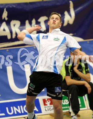 Badminton Bundesliga. ASKOE Kelag Kaernten gegen BSC 70 Linz. Dominik Trojan (Kaernten). KLagenfurt, am 10.11.2012.
Foto: Kuess
---
pressefotos, pressefotografie, kuess, qs, qspictures, sport, bild, bilder, bilddatenbank