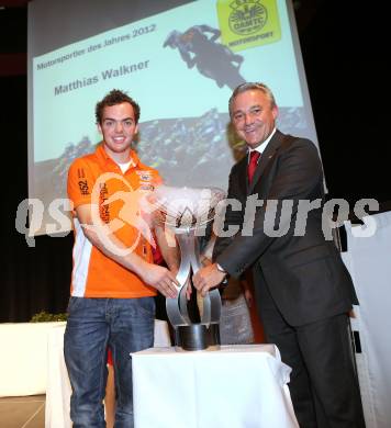 Motorsport. Wahl zum Motorsportler des Jahres.  Matthias Walkner, Hannes Anton. Velden, am 30.11.2012.
Foto: Kuess
---
pressefotos, pressefotografie, kuess, qs, qspictures, sport, bild, bilder, bilddatenbank