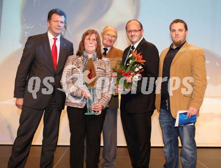 Sportgala. Ehrung Sportler des Jahres.Wolfgang Waldner, Marie Luise Weber, Lothar Heinrich, Helmut Petschar, Erich Hober. Velden, 19.12.2012.
Foto: Kuess 
---
pressefotos, pressefotografie, kuess, qs, qspictures, sport, bild, bilder, bilddatenbank