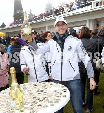 Neujahrsschwimmen. Werner Uran. Velden, am 1.1.2013.
Foto: Kuess 
---
pressefotos, pressefotografie, kuess, qs, qspictures, sport, bild, bilder, bilddatenbank