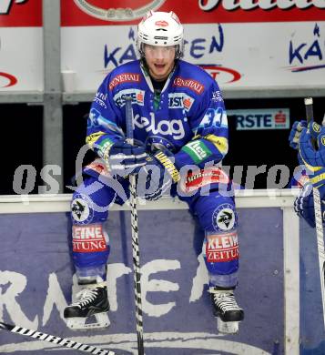EBEL. Eishockey Bundesliga. EC VSV gegen EC Red Bull Salzburg. Andreas Wiedergut (VSV). Villach, am 11.1.2013.
Foto: Kuess 


---
pressefotos, pressefotografie, kuess, qs, qspictures, sport, bild, bilder, bilddatenbank