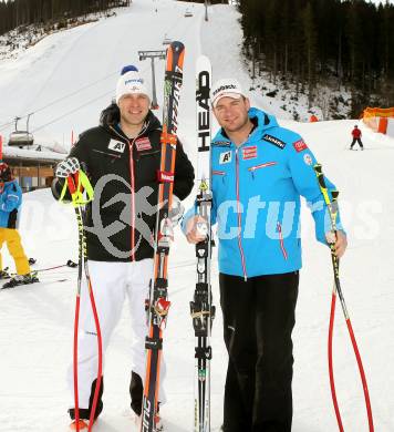 Schi Alpin. Training OESV Nationalteam.  Romed Baumann, Georg Streitberger. Turrach, am 1.2.2013.
Foto: Kuess
---
pressefotos, pressefotografie, kuess, qs, qspictures, sport, bild, bilder, bilddatenbank