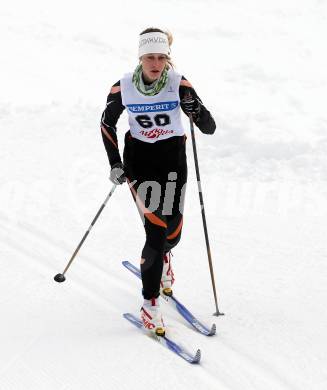 Langlauf. Oesterreichische Meisterschaften.  Sandra Graber. Villach, 9.1.2013.
Foto: Kuess
---
pressefotos, pressefotografie, kuess, qs, qspictures, sport, bild, bilder, bilddatenbank