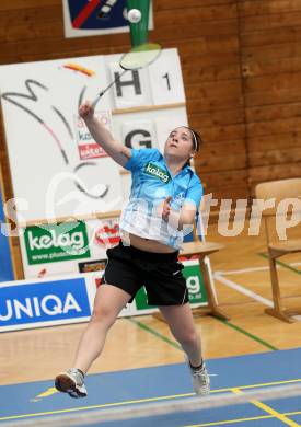 Badminton Bundesliga. ASKOE Kelag Kaernten gegen Pressbaum. Belinda Heber (Kaernten). Klagenfurt, 2.3.2013.
Foto: Kuess
---
pressefotos, pressefotografie, kuess, qs, qspictures, sport, bild, bilder, bilddatenbank