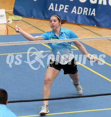 Badminton Bundesliga. ASKOE Kelag Kaernten gegen Pressbaum. Belinda Heber (Kaernten). Klagenfurt, 2.3.2013.
Foto: Kuess
---
pressefotos, pressefotografie, kuess, qs, qspictures, sport, bild, bilder, bilddatenbank