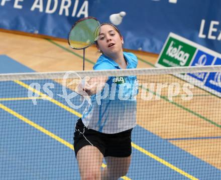 Badminton Bundesliga. ASKOE Kelag Kaernten gegen Pressbaum. Belinda Heber (Kaernten). Klagenfurt, 2.3.2013.
Foto: Kuess
---
pressefotos, pressefotografie, kuess, qs, qspictures, sport, bild, bilder, bilddatenbank