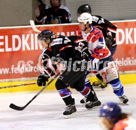 Eishockeycup. Ducks gegen Narren Steindorf. Markus Huber (Ducks), Sandro Loibnegger (Steindorf). Steindorf, 2.3.2013.
Foto: Kuess
---
pressefotos, pressefotografie, kuess, qs, qspictures, sport, bild, bilder, bilddatenbank