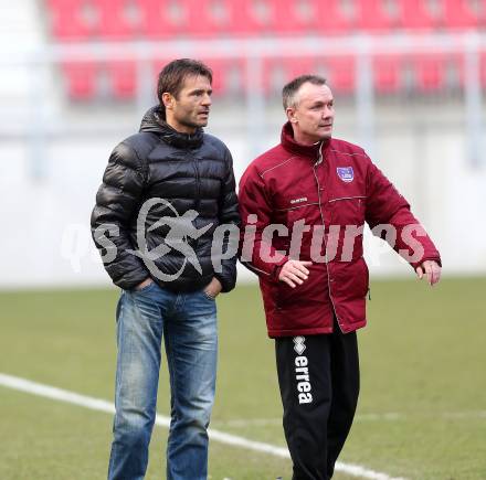 Fussball Regionalliga. SK Austria Klagenfurt gegen SV Wallern. Heimo Vorderegger, Wolfgang Thun-Hohenstein,. Klagenfurt, 23.3.2013.
Foto: Kuess
---
pressefotos, pressefotografie, kuess, qs, qspictures, sport, bild, bilder, bilddatenbank