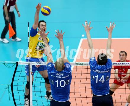Volleyball. AVL Finalspiel. Aich/Dob gegen Hypo Tirol. GRUT Andrej  (Aich/Dob). Bleiburg, 17.4.2013.
Foto: Kuess

---
pressefotos, pressefotografie, kuess, qs, qspictures, sport, bild, bilder, bilddatenbank