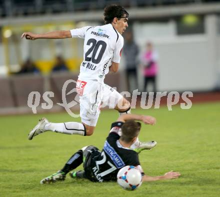 Fussball. OEB Cup.  RZ Pellets WAC gegen SK Puntigamer Sturm Graz.  David De Paula, (WAC), Christian Klem  (Graz). Wolfsberg, 27.4.2013.
Foto: Kuess

---
pressefotos, pressefotografie, kuess, qs, qspictures, sport, bild, bilder, bilddatenbank